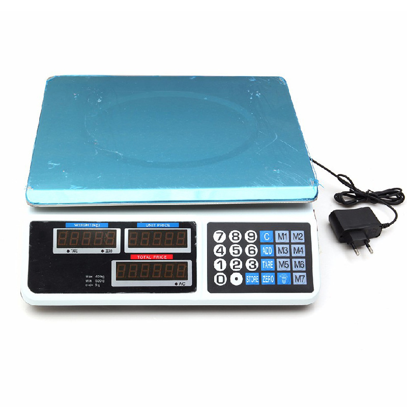 Diy Electronics Store - Balança eletrônica de aço inoxidável 30kg,
