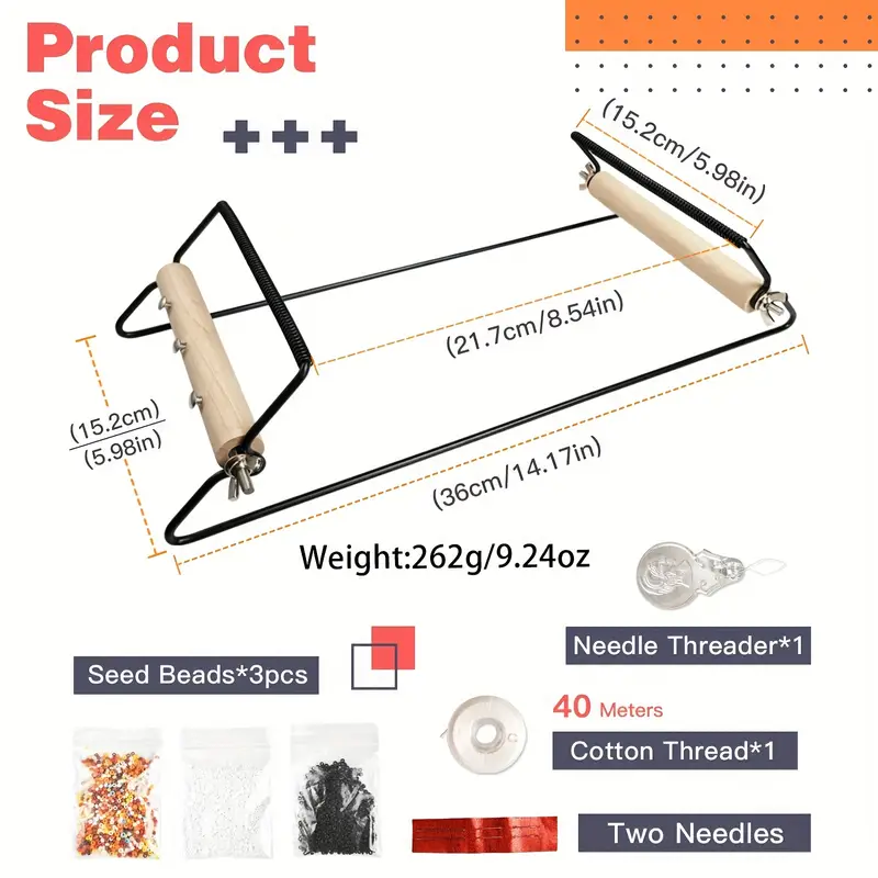 XUQIAN-Big Metal Bead Loom Kit - Diy Electronics Workbench avaliação e preço