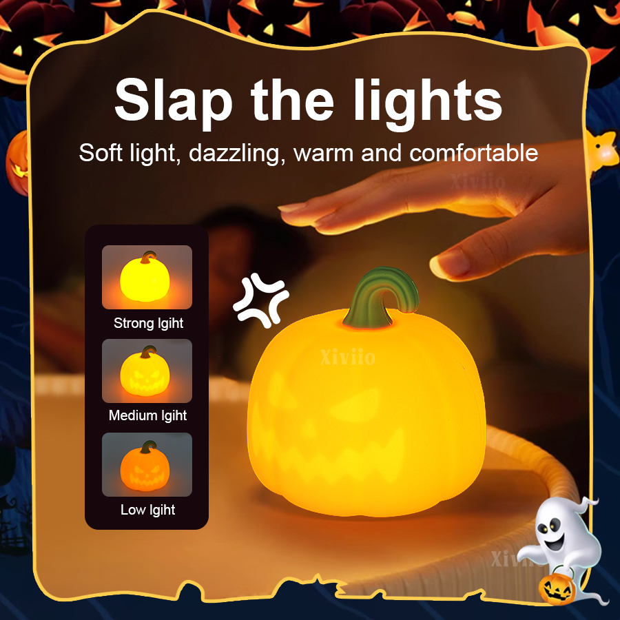 Lâmpada de abóbora de silicone - Diy Halloween Electronics avaliação e preço