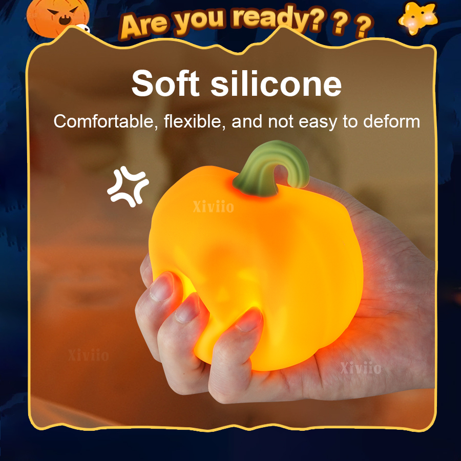 Lâmpada de abóbora de silicone - Diy Halloween Electronics avaliação e preço