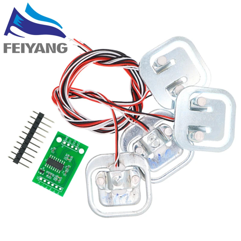 4 PCS Sensores de peso de célu - Diy Electronics Load Cell avaliação e preço