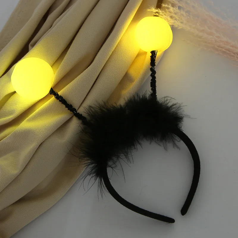 Piscando pena abelha antena bo - Diy Halloween Electronics avaliação e preço