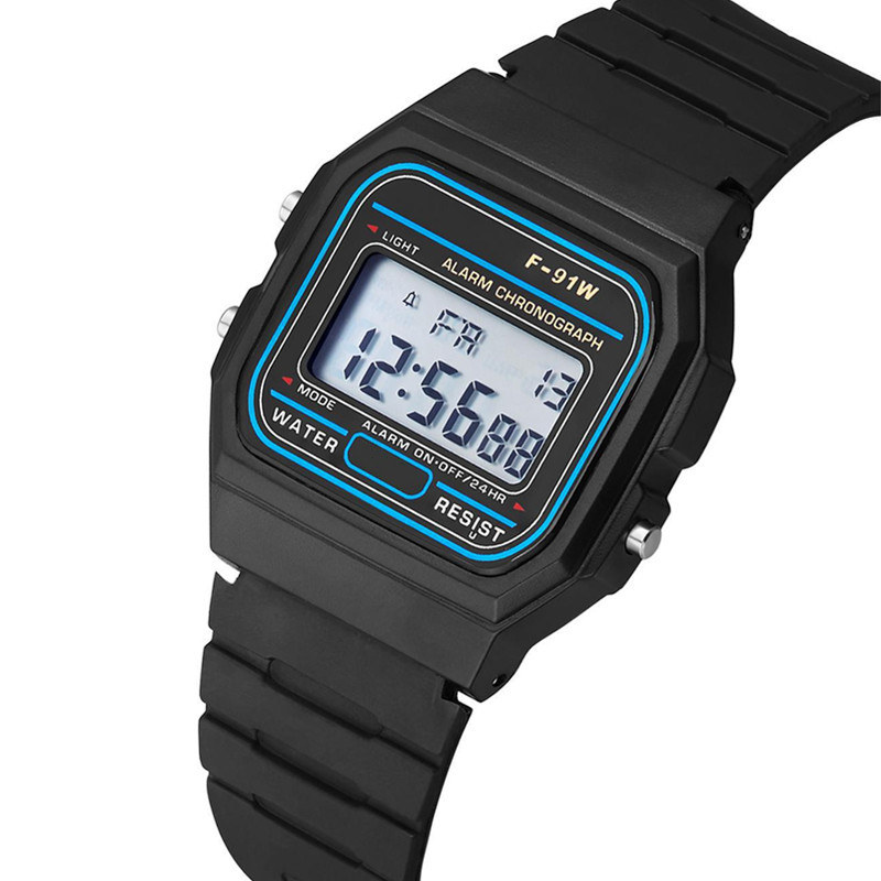 Pequeno Quadrado dos homens LE - Diy Electronics Watch avaliação e preço