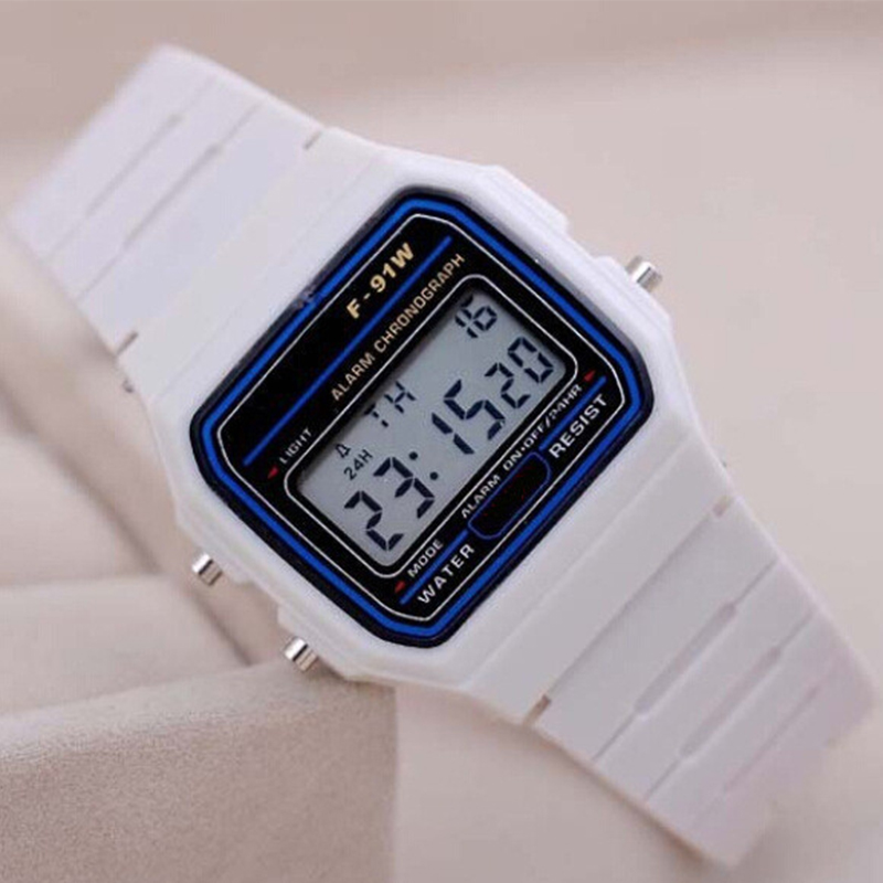 Pequeno Quadrado dos homens LE - Diy Electronics Watch avaliação e preço