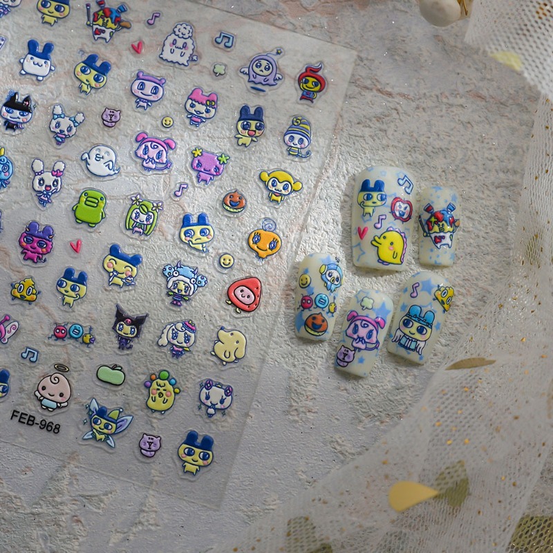 Novos Adesivos de Unha 3D em R - Diy Electronics For Home avaliação e preço